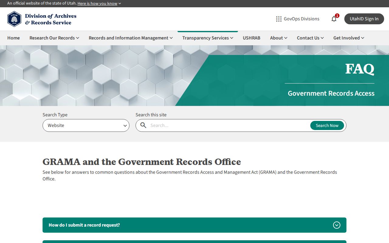 West Jordan residents directory GRAMA public records request