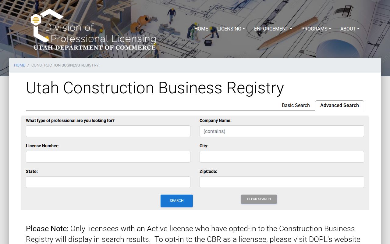 West Jordan resident lookup DOPL license search